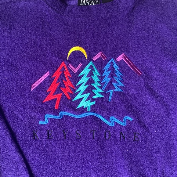 Vintage keystone purple eclectic sweater - Picture 2 of 8